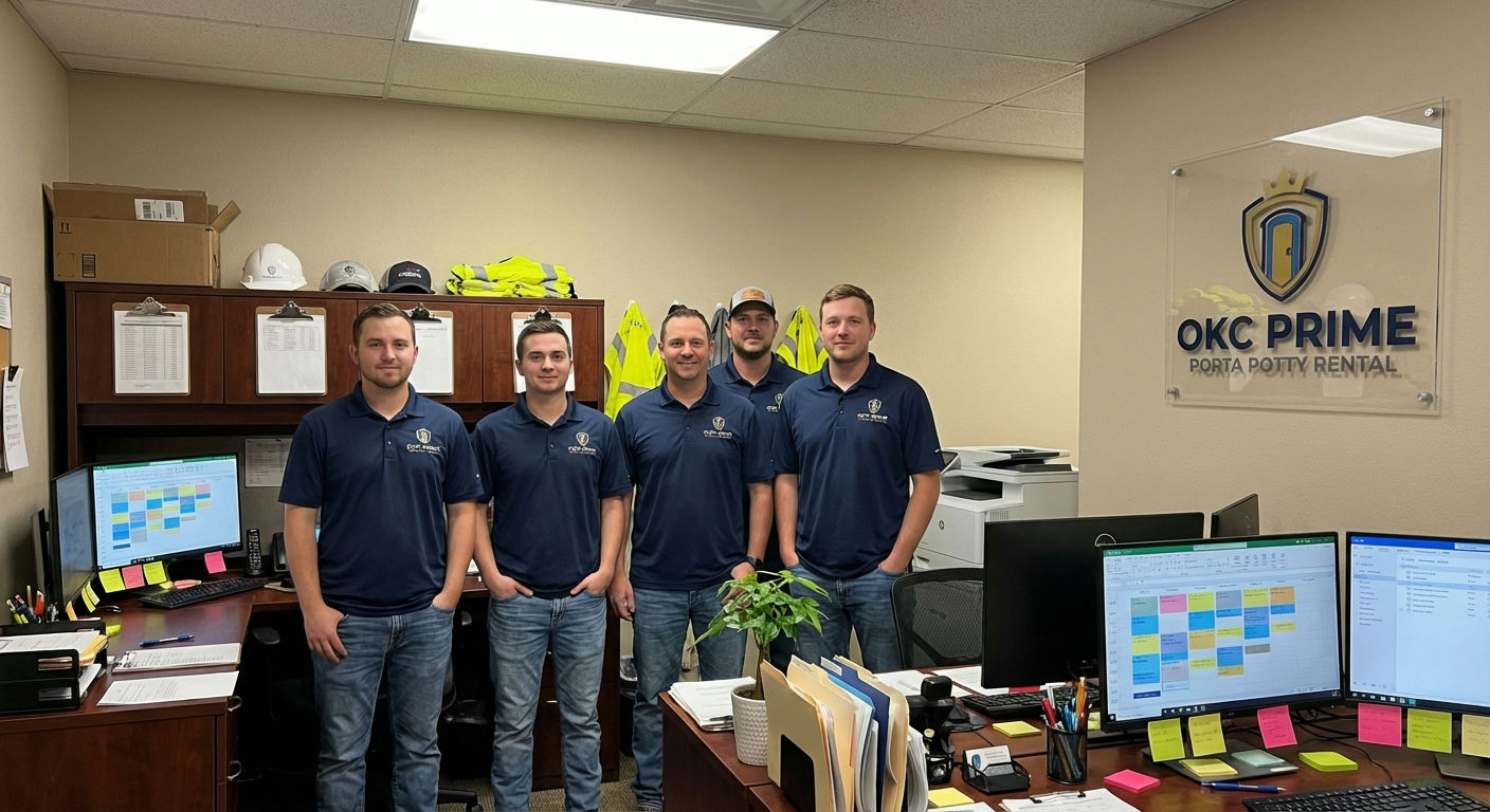OKC Prime Porta Potty Rental team
